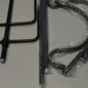 Gtongoko Double Shepherds Hook for Outdoor, 60 Inch Bird Feeder Pole with 5 Prongs Base, 5/8 Inch Thick Heavy Duty Adjustable Garden Hook for Hanging Plant, Lantern, Hummingbird Feeder, 1 Pack : Patio, Lawn & Garden