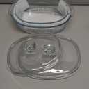 M MCIRCO 4-Piece Glass Casserole Baking Dish, Set of 2 Casseroles With Glass Lids, 1.9 Qt and 3 Qt