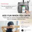 Bukere Portable Shower Caddy Tote Bag for College Dorm Travel, Separate Compartment, Large Capacity, Quick Dry Mesh Base, Hanging Toiletry Bath Bag for Student, Gym, Camp, Women Men