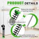MVWX655DW2 WTW5000DW2 MVWC555DW1 WTW5000DW1 MVWC565FW1 Washer Suspension Rod kit fit for May.tag Whirlpool Washer MVWC565FW1 MVWC565FW2 WTW5000DW3 W10594080 W10748956 W10780040 W11130362 by TOMOON