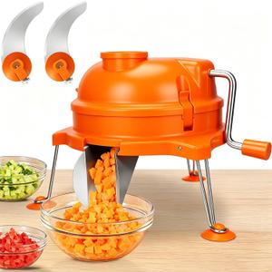 CL003 Dynacube Vegetable Dicer Commercial, 2 PCS Replaceable Blades
