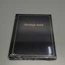 2 x Legacy Journal - Family Memory Book, 9.25" x 7.7", Classic Legacy Book with Back Pocket, Golden Stamping, Ribbon Marker, Hardcover, Gift for grandparents, Collectors, Life Story Journal - Black