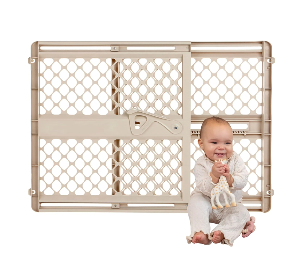 Toddleroo by North States - Supergate Ergo Baby Gate: Plastic Baby Gate for Stairs & Doorways -