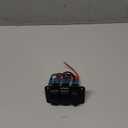 Nilight - 90116C 2 Gang Rocker Switch Panel with 4.8 Amp Dual USB Charger Voltmeter Waterproof 12V-24V DC Rocker Switch with Night Glow Stickers for CarsTrucks Boats RVs