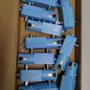10 Pcs TT Gear Motor 1 : 90 Mini DC 6V Gear TT Motor with Metal Gears for Robot Smart Car DIY RC Toys Electric Motor Gearbox Blue