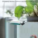 Pawfly Strong Magnetic Fish Tank Cleaner Aquarium Magnetic Glass Cleaner Brush with 2 Detachable Scrapers, Floating Scrubber Brush Cleaning Tool for 1/4-1/2 Inch Thick Glass