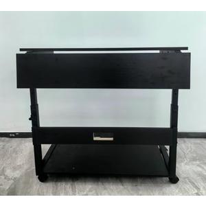 ZIFTY Large PC Tower Stand 31.5"L 23.7"W, Adjustable Computer Stand CPU Holder Cart with Charging Station, Multi-Functional Folding Side Table for ATX Case Printer, Rolling Wheels for Home, Office