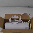 Gulrear 95"Sliding Door AC Vent Kit with  5.1"Extendable Hose Security Lock & Weather Stripping Universal 5.0/5.9 Inch Coupler for Sliding Glass/Window Portable AC Energy Saving Airtight Seal System