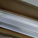 No Drill Light Filtering Cellular Shades for French Doors, 28"x78", White