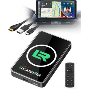 2026 Wireless CarPlay Adapter & Android Auto Wireless Adapter，Magic Box Upgrade Edition (Built-in Cooling Fan), Stream Netflix, YouTube, for Cars with OEM Wired CarPlay/Android Auto