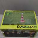 Dynaming 6 Pack Christmas Solar Flame Garden Lights Outdoor, Dual Use Flickering Flame Torch Candy Cane Pathway Marker, Xmas Hanging Lantern Lights, Waterproof & Auto On/Off for Patio Walkway Driveway (Red and White)