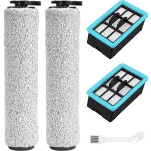 3831 Replacement Brushes and Filters for Bissell Crosswave Hard Floor Expert Vacuum 3831 HF2 3845 3847 3848, for Bissell Crosswave Replacement Parts, Accessory Kit No. B0555, 1637755, 1632973