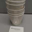 Set of 6 Clip-on Mini Chandelier Lamp Shades,3.5" x 5.1" x 5.5",Small Barrel,Handmade,Traditional Decorative,Natural Linen Lamp Shade,Modern European Style Bell Shade (Beige Linen)