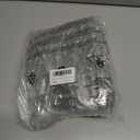 HFCNMY Stretch Square Ottoman Cover - Knitted Jacquard Ottoman Slipcover with Elastic Bottom - Light Gray X-Large