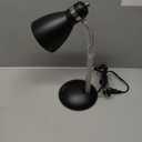 LEPOWER Metal Desk Lamp, Adjustable Goose Neck Table Lamp, Eye-Caring Study Desk Lamps for Bedroom, Study Room and Office (Black)