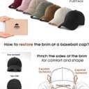 FURTALK Unisex Vintage Washed Unstructured Baseball Cap Washed Cotton Adjustable Dad Hat (Beige)