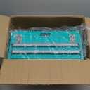 Amazon Basics Steel Tool Box Storage and Organization Drawers, 18.11 x 8.66 x 9.45 in, Turquoise Powder Coated Finish