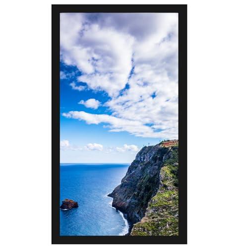 MENNTHUI 10x22 Black Picture Frame, Wall Mounting Horizontally or Vertically, Decoration for Photos, Paintings, Posters, Artwork