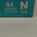 Pampers Swaddlers Diapers, Size 0 (up to 10 lbs), 84 Count, Absorbent, Keeps Baby Dry and Comfortable, Skin Safe Disposable Baby Diaper, (Newborn)