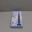 Bymore Electric Toothbrush for Adults,Travel Sonic Toothbrush with 7 Replacement Heads, Ultra Clean Rechargeable Toothbrush Portable One Charge for 330days 5 Modes 2mins Timer-Black