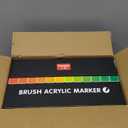 Amamao 240 Colors Acrylic Paint Markers, Soft Brush Tip Pens and Markers, Acrylic Paint Pens for Wood, Stone, Canvas, Glass, Fabric, Egg, Rock Painting and DIY Crafts Art Supplies