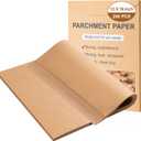 200Pcs Parchment Paper,12x16 Inches Non-Stick Precut Parchment Paper Sheets,Unbleached,Parchment For Baking Sheets,Fryer, Cooking,Oven,Perfect for Bread, Cakes, Barbecue
