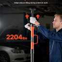 VEVOR Underhoist Support Stand, 1 Ton (2204 lbs) Capacity Under Hoist Jack Stand with Handle, Adjustable Height, Bearing Mounted Spin Handle, Self-Locking Threaded Screw, Support Vehicle Components