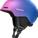 Ski Helmet, Lightweight Adult Snowboard Helmet with Sturdy PC Shell & Shock-Absorbing EPS Foam & Soft Lining, Adjustable Snow Sport Helmets 10 Vents Men/Women (M(21.6''-23.2''), Gradient Purple Blue)