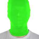 Sheface Men's and Women's Spandex Halloween Cosplay Hood Mask Party Full Cover Hood Masquerade Mask (Lime Green)