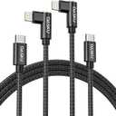 USB C to Lightning Cable [Apple MFi Certified] iPhone Charger Fast Charging 2Pack 10FT Long Nylon 90 Degree Type C iPhone Charger Cord Compatible with iPhone 14/13/12/11/XS/XR/X/8/iPad and More