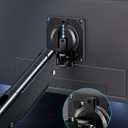 Dual Monitor Arm for 17-32 Inch Computer Screens, 22lbs per Arm, Full Motion Monitor Desk Mounts for 2 Monitors, Gas Spring Desk Mount, VESA Mount, Freelift Pro (Black)