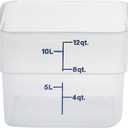 Cambro 12SFSPP190 12 qt Polypropylene Food Storage Container - CamSquare Case of 6
