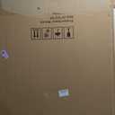 QKF Bright Extra Large Framed Canvas Wall Art For Living Room Wall Decor Home Modern Abstract Prints Large wall pictures geometric round square Wood Grain Brown, 24" X 32" X 3 pieces