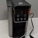 Hot & Iced Coffee Maker with Bold Setting, Single Serve Coffee Maker for K Cup and Grounds, 6-14 Oz Brew Sizes, 50 Oz Removable Water Tank, One Cup Coffee Machine with Reusable Filter, Black