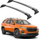 Roof Rack Cross Bars 300lbs Compatible with Chevy Chevrolet Traverse 2018 2019 2020 2021, All-Metal Aluminum Heavy Duty Crossbar Luggage Racks Roof Rails Rooftop Canoe Accessories