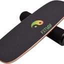 Fitlaya Fitness Balance Board Trainer Wooden Training Equipment for Fitness Workout, Hockey, Skateboarding, Surfing and Snowboarding