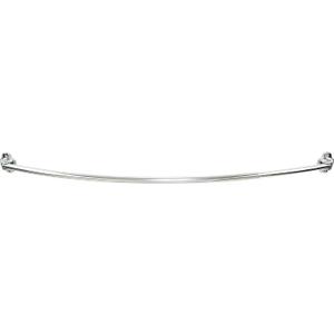 Curved Shower Rod Collection Fits 60''-72'' Openings (1, Polished Chrome)
