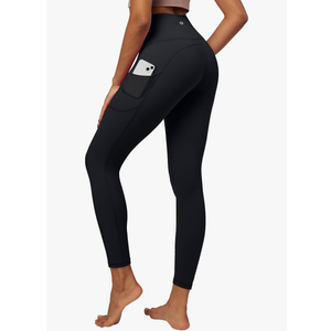 IUGA High Waist Yoga Pants with Pockets, Leggings for Women Tummy Control, Workout Leggings for Women 4 Way Stretch S