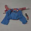 Pet Deadly Doll Dog Costume, Cosplay Halloween Christmas Funny Clothes Party Costume for Small Medium and Large Dogs (Small)