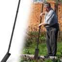 Trench Shovel, 4-Inch Trenching Shovel, Trenching V-Spade for Digging - 56 Inches Trench Digger Tool