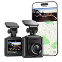 Dash Cam 2K, WiFi Dashcams with APP, External GPS, 1.5'' IPS Screen, Front Dash Camera for Cars, Mini Car Camera, WDR Night Vision, 24H Parking Monitor, Loop Recording, G-Sensor