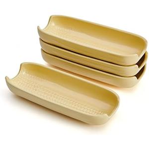 Pfaltzgraff Callie Stoneware Corn Dishes, Set Of 4, Yellow
