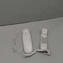 Landline Phone - Durable Corded Phone for The Office. Mini Phone uses HD Sound Chips, Making The Sound Clearer. It is Suitable for Office and Home use, and More, (White)