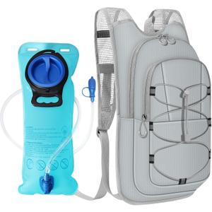 MIYCOO Hydration Backpack - Lightweight Water Backpack with 2L Water Bladder Bag, Running Hydration Vest Backpack for Men Women, Hydration Pack for Hiking, Cycling, Climbing