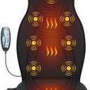 Beleduc Back Massager for Chair with Heat, Massage Chair Pad for Pain Relief, Massage Seat Cushion with 9 Vibration Motors, 3 Heating Areas, 30/60/90 Minute Timer, Home Office Relaxation