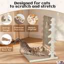 Monday To Sunday® Cat Scratch Pad, CardboardL Shape Vertical CatScratchers for Indoor Cats, Scraching Cardboard Large Size, Indoor Cat Post(Fishbone)