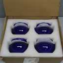 4 Sets African Violet Pots 4 Inch Self Watering Pot for Indoor Ceramic Self Watering Planter for Flower Lovers Ideal Plant Pot Thriving Flower Maintenance