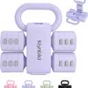 kisnbld Adjustable Dumbbell Set of 2, 4 in 1 Free Weights Dumbbells Set for Women with Fast Adjustment, Each 2lb 3lb 4lb 5lb Hand Weights Set for Home Gym & Outdoor Exercise Training