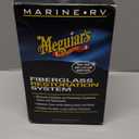 Meguiar's M4965 Marine/RV Fiberglass Restoration System, 2-Piece Marine Fiberglass Repair Kit Featuring Oxidation Remover for Boat Care Plus Wax (Polish bottle is missing )