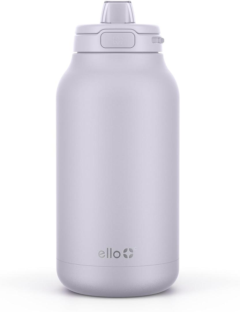 Ello Hydra 64oz Half Gallon Vacuum Insulated Stainless Steel Jug with Locking (Celeste)